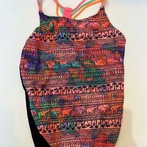Xhilaration kids XL (14/16) one piece bathing suit